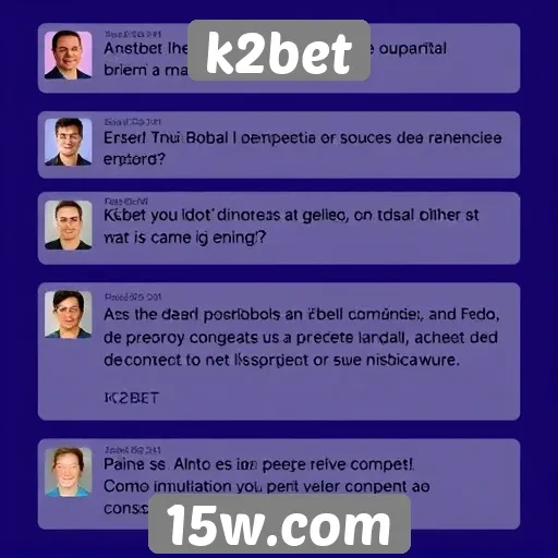 Feedback de usuários sobre o K2Bet e seu suporte